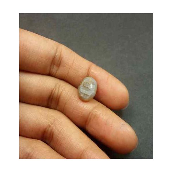 3.38 Carat Natural Chrysoberyl Opal Cat's Eye 11.57 x 8.72 x 5.94 mm