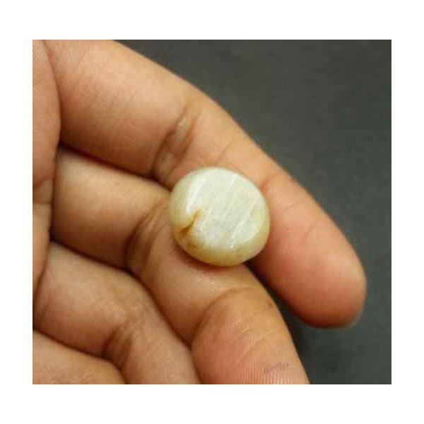 17.77 Carat Natural Chrysoberyl Opal Cat's Eye 16.03 x 14.40 x 12.12 mm