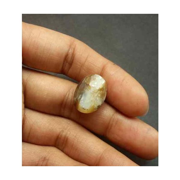 10.26 Carat Natural Chrysoberyl Opal 17.07 x 12.87 x 8.52 mm