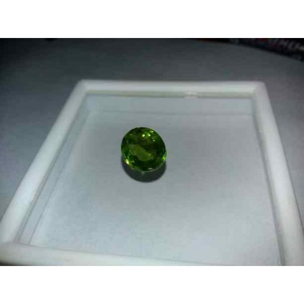 7.44 Carat Green Peridot 12.55x10.70x6.80mm