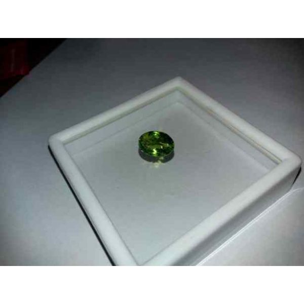 5.74 Carat Green Peridot 12.65x8.70x6.40mm