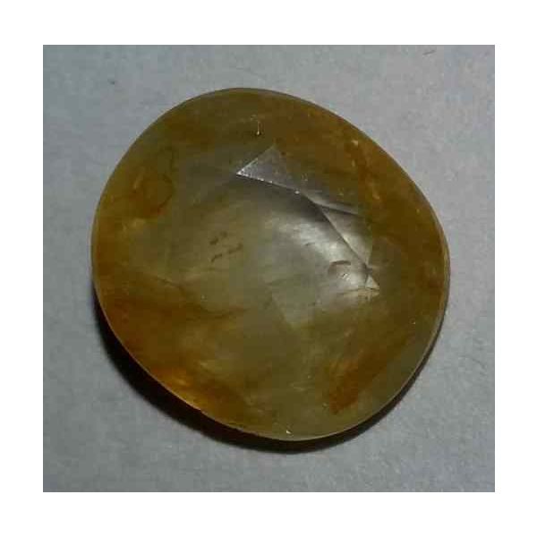 4.16 Carats Yellow Sapphire 10.10x9.10x4.45mm