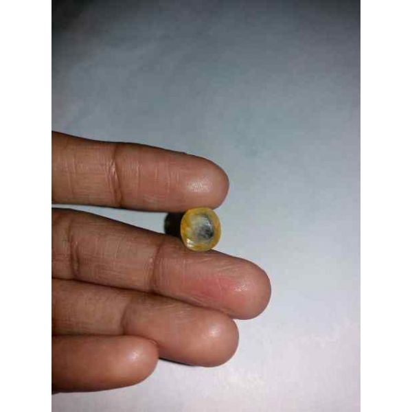 4.16 Carats Yellow Sapphire 10.10x9.10x4.45mm