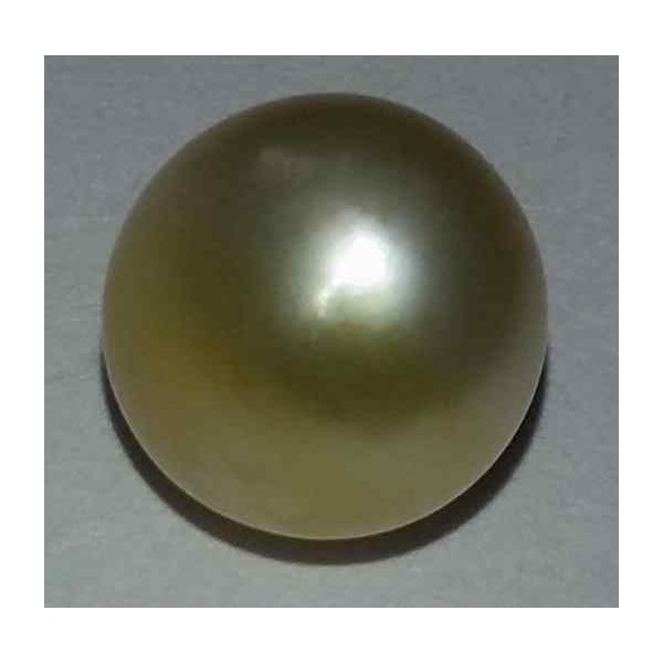 6.82 Carats Golden South Sea Pearl 9.20x9.72x9.73mm