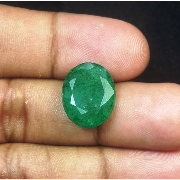 8.34 Carats Natural Green Emerald 5.82 x 12.68 x 5.75 mm