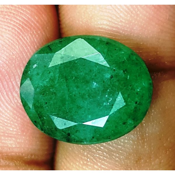 8.34 Carats Natural Green Emerald 5.82 x 12.68 x 5.75 mm