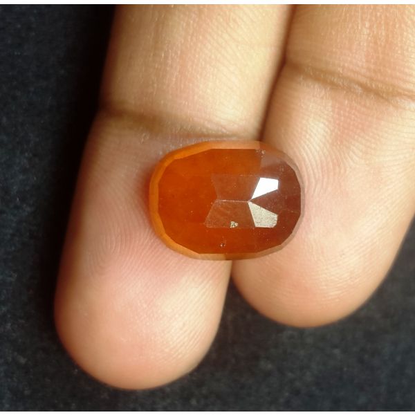 8.95 Carats Natural Yellowish Brown Hessonite13.17 x 10.65 x 6.80 mm