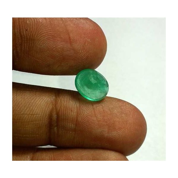 3.63 Carats Colombian Emerald 10.78 x 8.66 x 6.22 mm