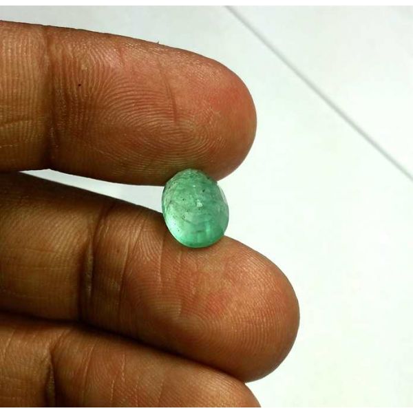 4.15 Carats Colombian Emerald 10.87 x 8.50 x 6.95 mm