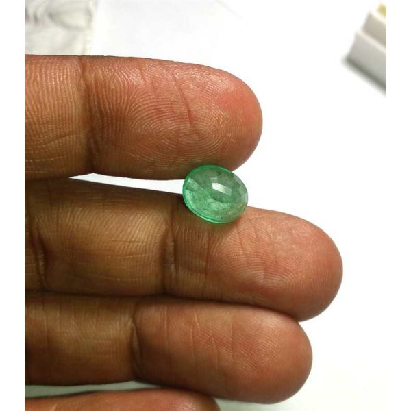 4.11 Carats Colombian Emerald 10.80 x 8.80 x 6.43 mm