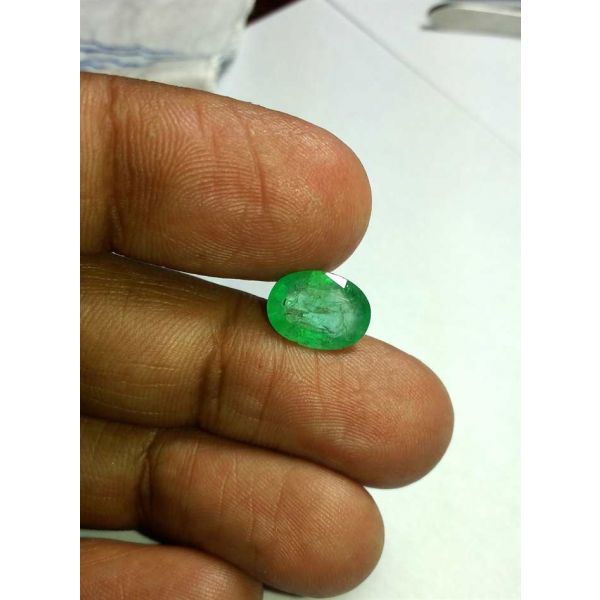 3.44 Carats Colombian Emerald 11.65 x 8.80 x 5.11 mm