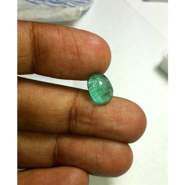 4.26 Carats Colombian Emerald 11.80 x 8.60 x 6.50 mm