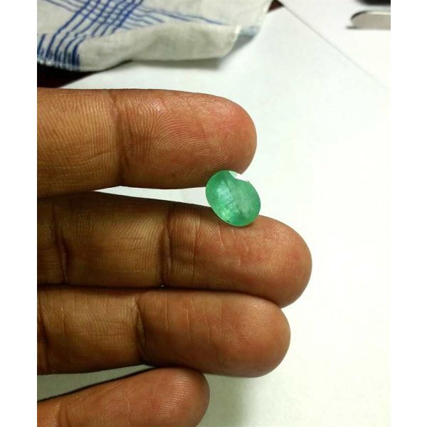 4.56 Carats Colombian Emerald 11.60 x 8.90 x 6.80 mm