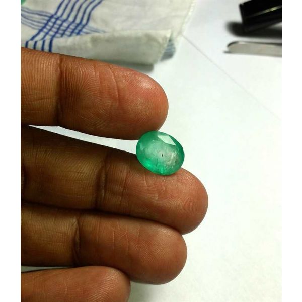 5.93 Carats Colombian Emerald 12.90 x 10.45 x 7.30 mm