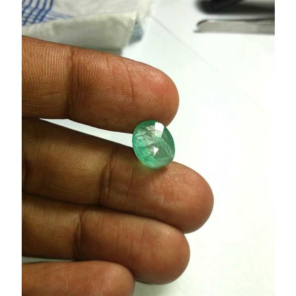 5.93 Carats Colombian Emerald 12.90 x 10.45 x 7.30 mm