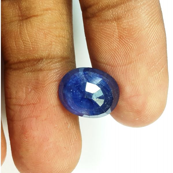 7.87 Carats Natural Blue Sapphire 12.40 x 10.20 x 6.55 mm