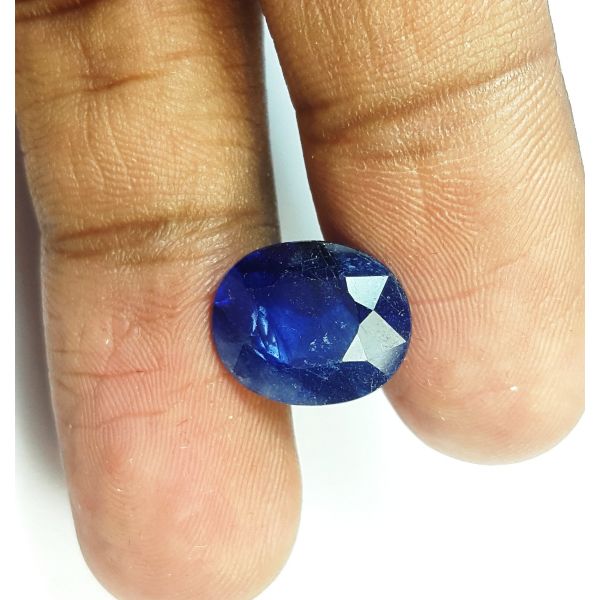 6.04 Carats Natural Blue Sapphire 12.15 x 10.00 x 5.70 mm