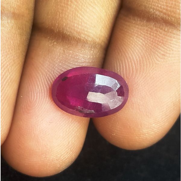 4.1 Carats Natural Red Ruby 8.27 x 7.25 x 5.25 mm