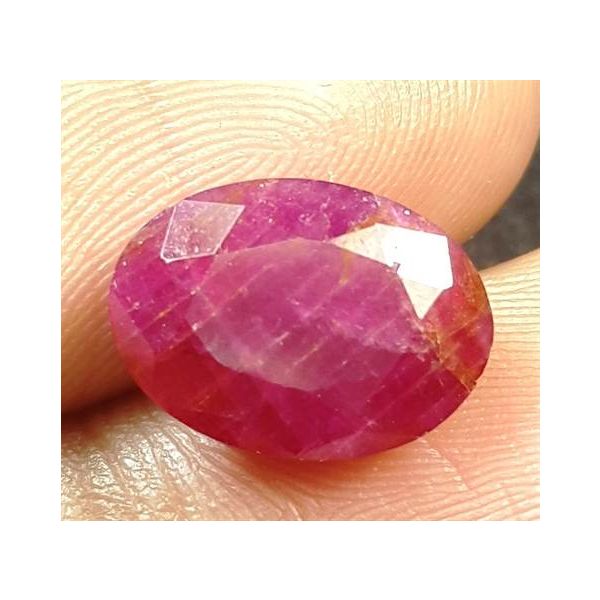 4.90 Carats Natural Red Ruby 11.70 x 8.45 x 5.10 mm