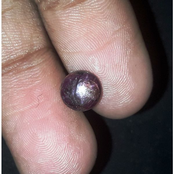 2.33 Carats Natural Purplish Red Star Ruby 7.05x6.40x4.50 mm