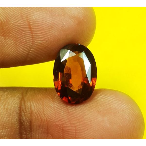 5.25 Carats Natural Brown Hessonite 12.40 x 8.95 x 5.40 mm