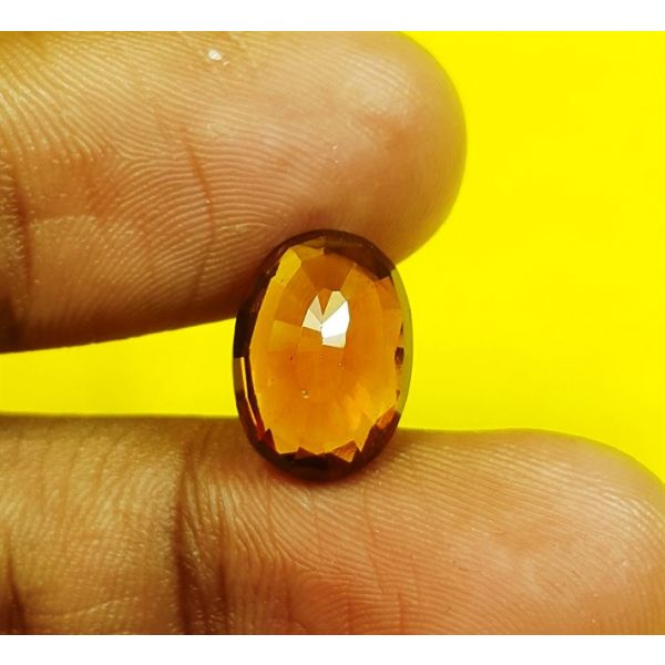 5.25 Carats Natural Brown Hessonite 12.40 x 8.95 x 5.40 mm