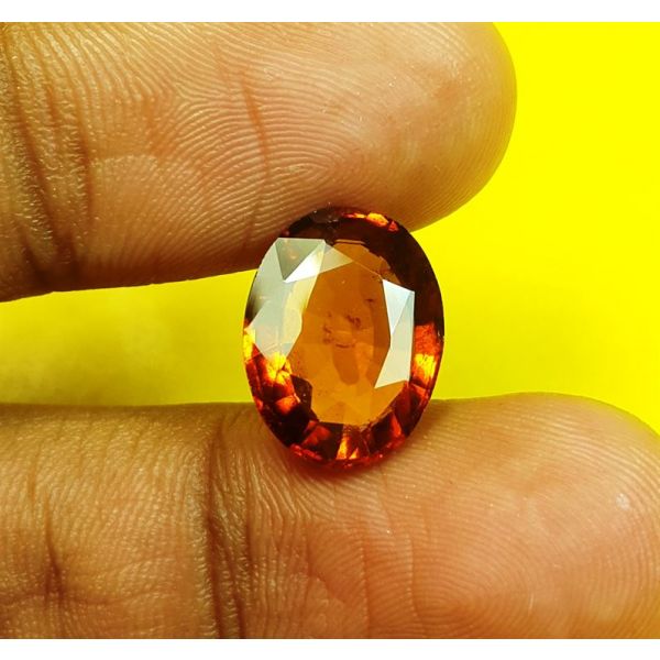 6.46 Carats Natural Brown Hessonite 14.50 x 10.20 x 5.40 mm