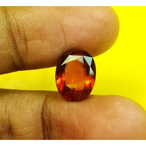 6.53 Carats Natural Brown Hessonite 12.25 x 9.60. x 6.20 mm