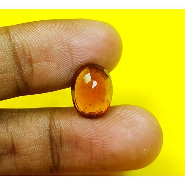 6.53 Carats Natural Brown Hessonite 12.25 x 9.60. x 6.20 mm