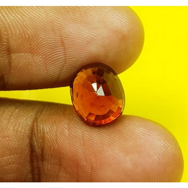 5.67 Carats Natural Brown Hessonite 10.20 x 8.80 x 7.25 mm