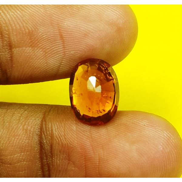 5.22 Carats Natural Brown Hessonite 11.80 x 8.95 x 5.70 mm