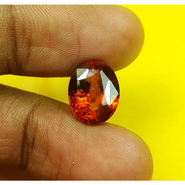 6.57 Carats Natural Brown Hessonite 12.25 x 9.76 x 6.70 mm