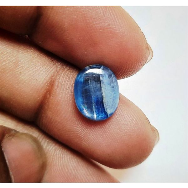 4.32 Carats Natural Blue Kyanite 10.55 x 8.60 x 4.50 mm