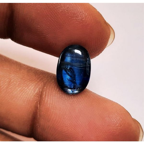 4.16 Carats Natural Blue Kyanite 11.45 x 7.90 x 4.55 mm