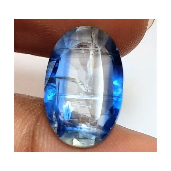 8.04 Carats Natural Blue Kyanite 17.15 x 11.10 x 4.45 mm