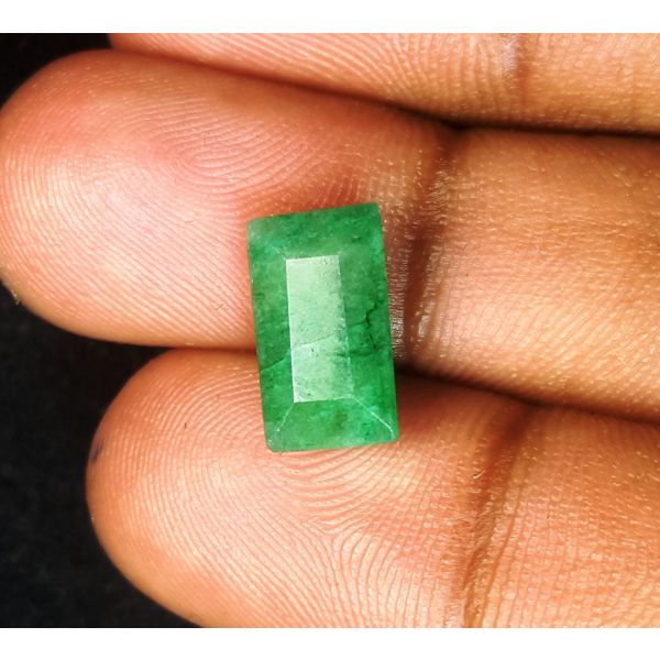 3.64 Carats Natural Green Emerald 11.75 x 6.60 x 5.25 mm