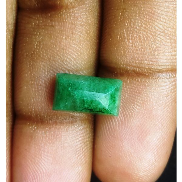 3.64 Carats Natural Green Emerald 11.75 x 6.60 x 5.25 mm