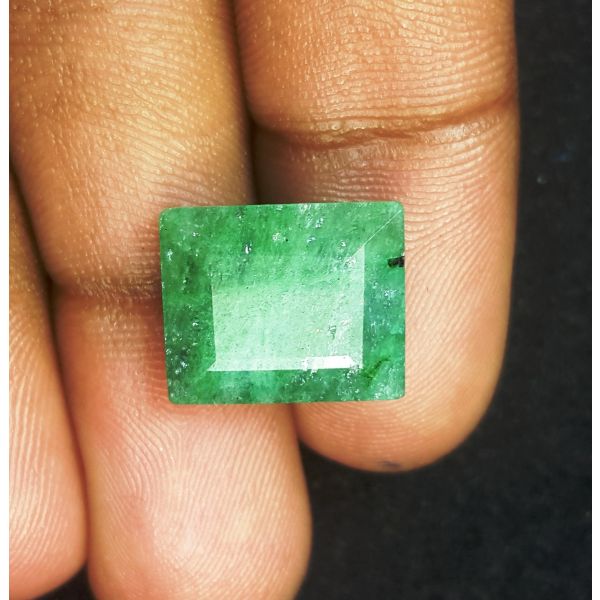 8.81 Carats Natural Green Emerald 13.85 x 11.50 x 6.70 mm