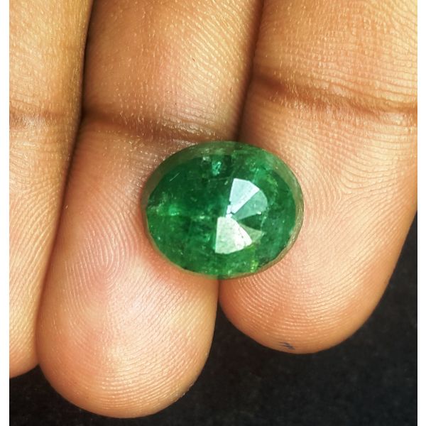 7.51 Carats Natural Green Emerald 13.40 x 11.40 x 6.95 mm