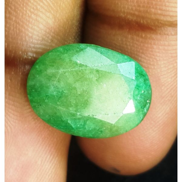10.22 Carats Natural Green Emerald 16.35 x 12.15 x 7.80 mm