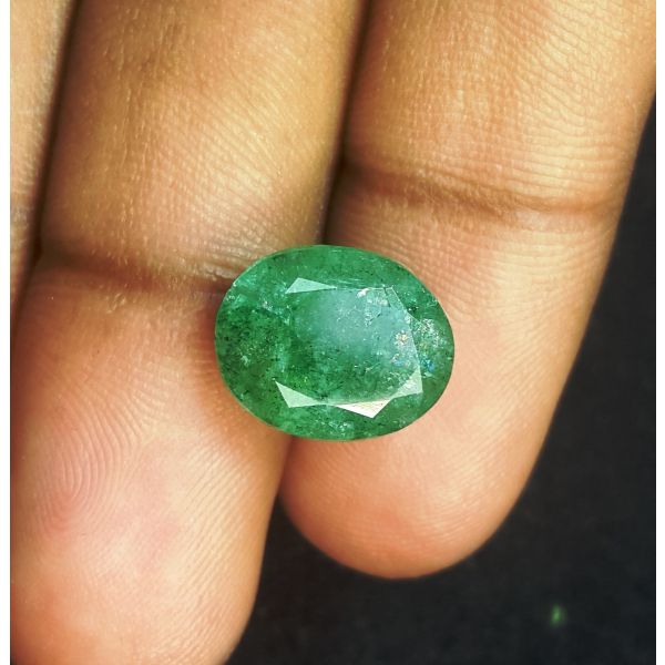 6.55 Carats Natural Green Emerald 12.80 x 10.35 x 7.00 mm