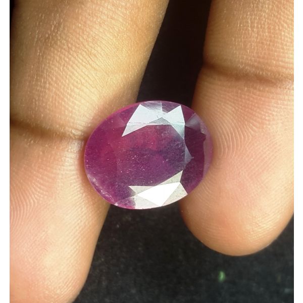 13.75 Carats Natural Red Ruby 16.69 x 12.62 x 6.27 mm