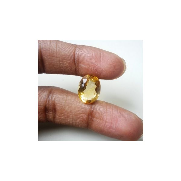 12.01 Carats Natural Yellow Citrine 15.67 x 12.09 x 9.68 mm 