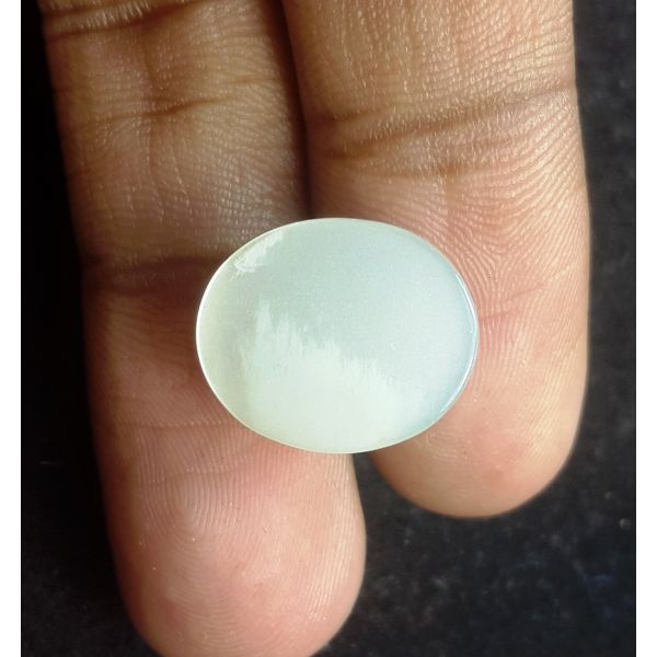 10.94 Carats Natural White Moonstone 15.41 x 12.90 x 9.41 mm