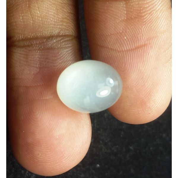 4.91 Carats Natural White Moonstone 11.74 x 9.44 x 8.06 mm