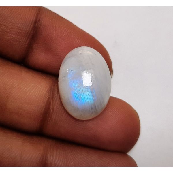 12.14 Carats Natural White Moonstone 18.05 x 13.08 x 6.37 mm