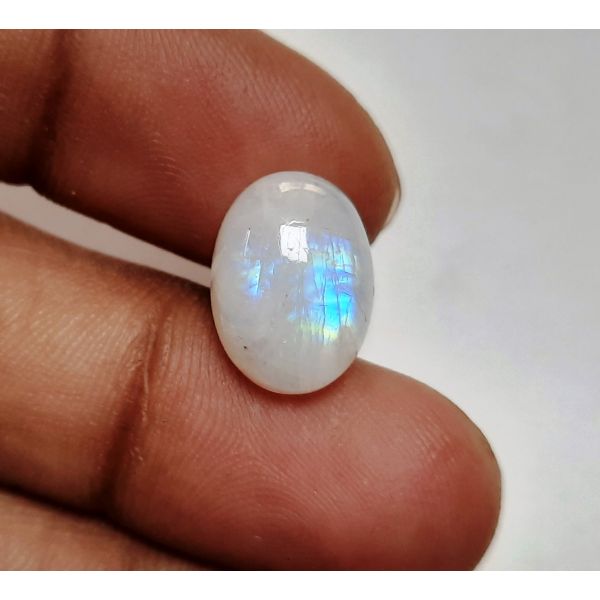 7.50 Carats Natural White Moonstone 13.93 x 10.05 x 6.47 mm