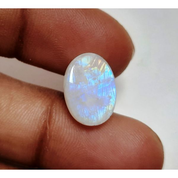 7.50 Carats Natural White Moonstone 13.93 x 10.05 x 6.47 mm