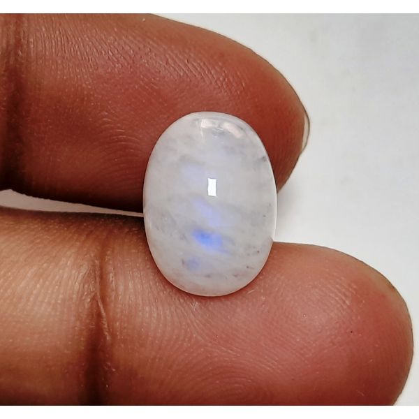 7.01 Carats Natural White Moonstone 14.24 x 10.24 x 6.28 mm