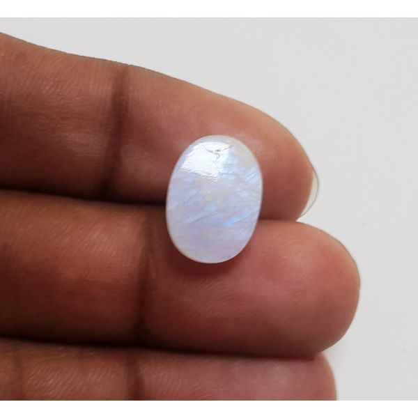 7.01 Carats Natural White Moonstone 14.24 x 10.24 x 6.28 mm